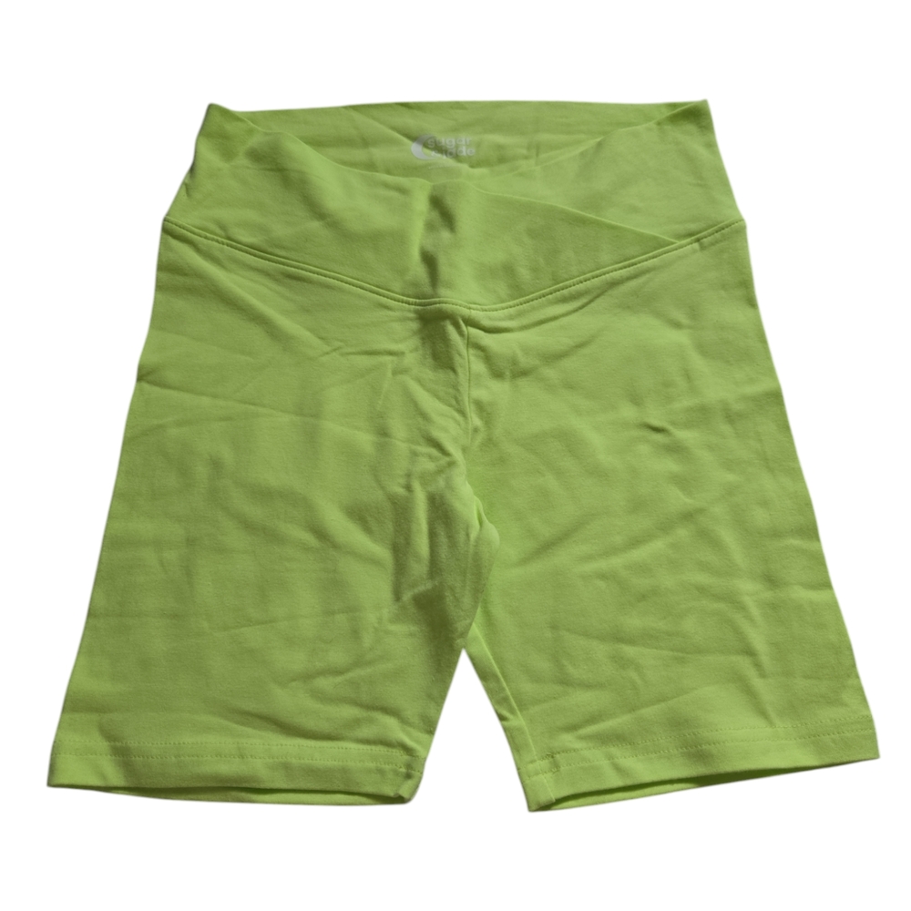 Sugar And Jade Green High Waist Stretchy Athletic Shorts